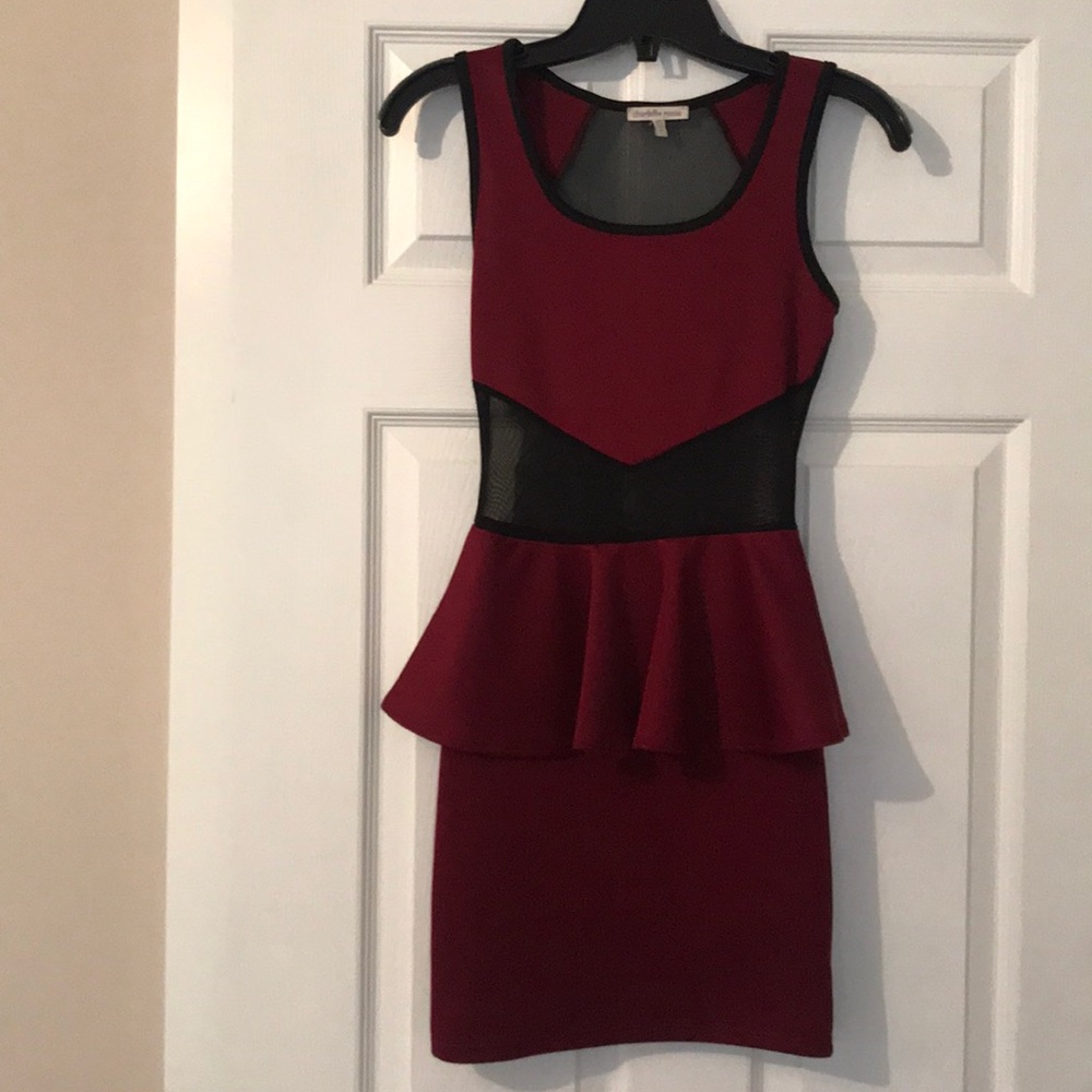 Maroon dress